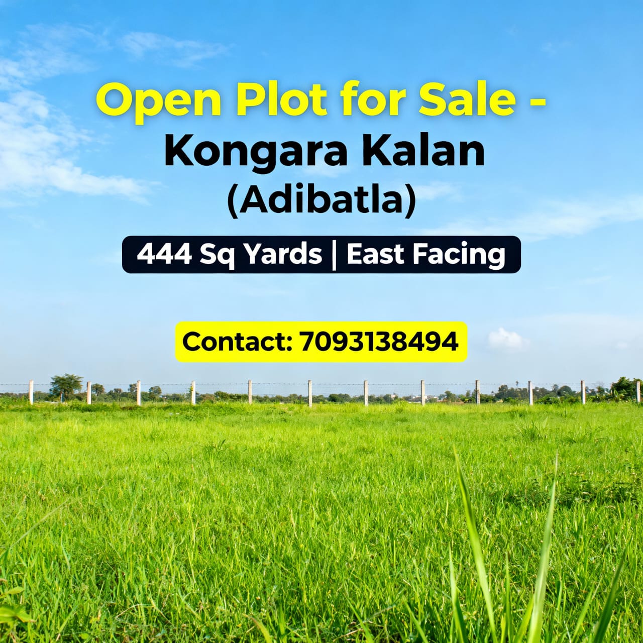 Residential Land Available at Kongara Kalan