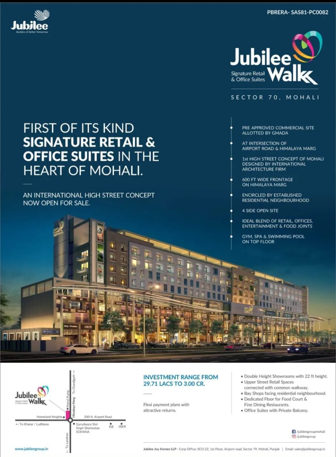 Jubilee Walk Mall Prime Location Shop