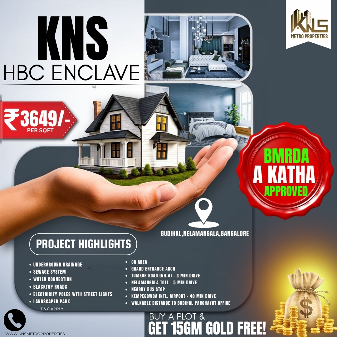 Residential Lands Ready at Budihal Village Nelamangala