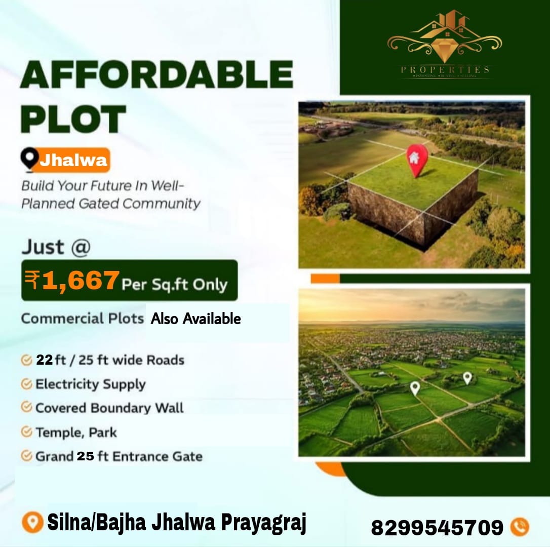 WhatsApp image for East Facing Residential Plot in Jhalwa Prayagraj | City: Prayagraj | Builder: Independent | Sizes: Plots | Price List: N/A | Brochure: N/A | Floor Plan: N/A