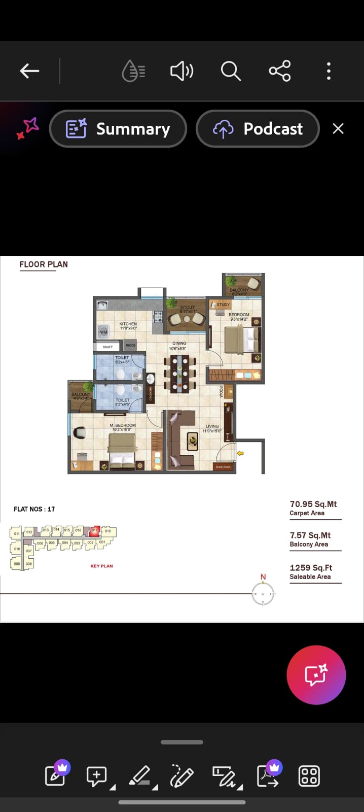 WhatsApp image for Garuda Creekview | City: Bengaluru | Builder: Independent | Sizes: 1259 Sqft 2bhk | Price List: N/A | Brochure: N/A | Floor Plan: N/A