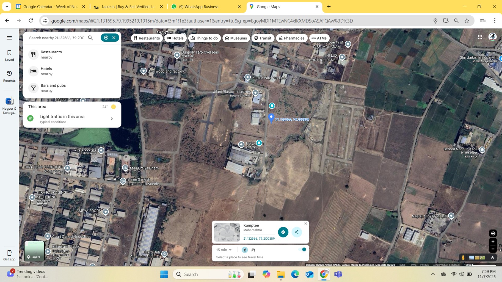 Industrial Land Near Bhandara Road Nagpur