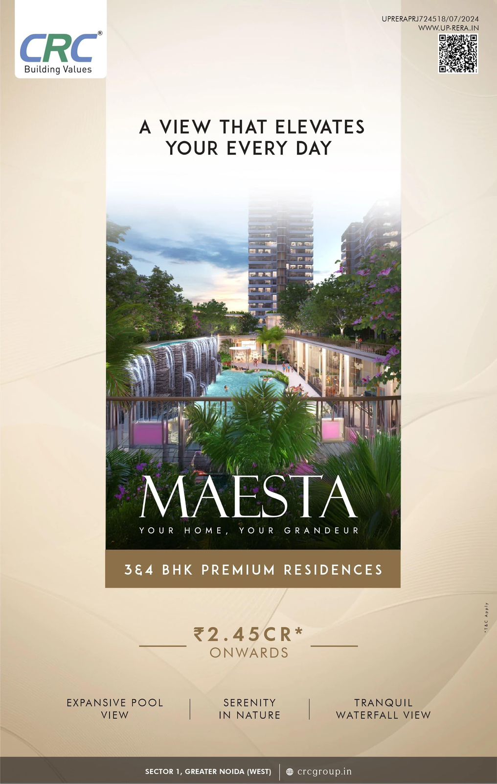 Luxury Apartment Project in Noida Extension Sec 1