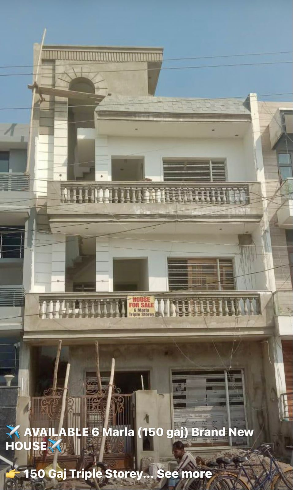 Triple Story Home Under Construction in Sector 79 Mohali